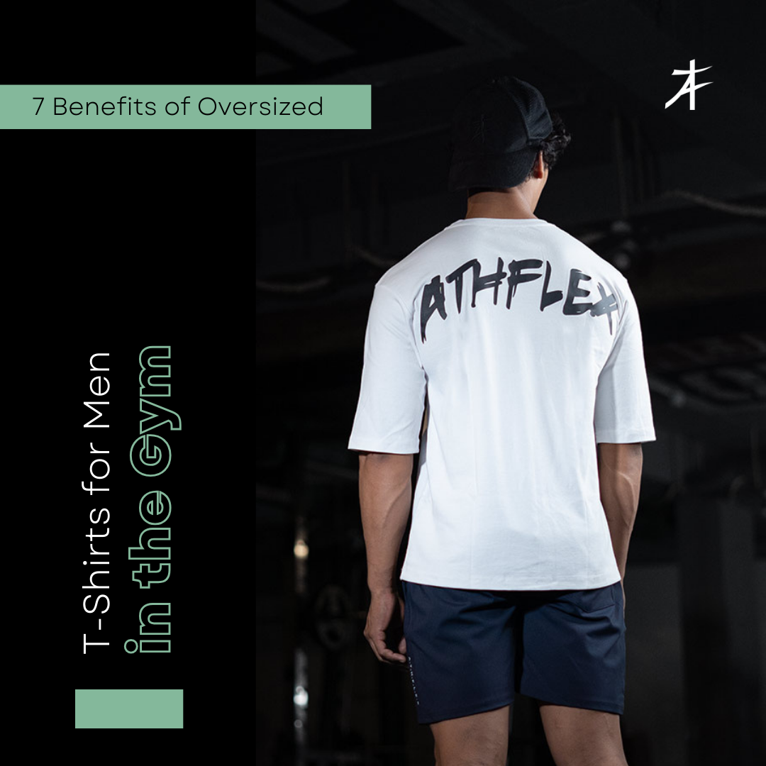 Baggy gym t shirts top men's