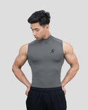 Hustle High Neck Compression Tank