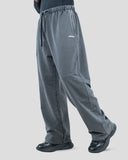 Acid wash baggy pants