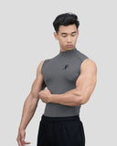 Hustle High Neck Compression Tank