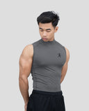 Hustle High Neck Compression Tank