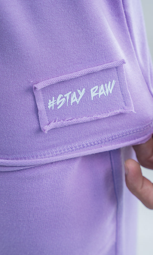 Raw Stringer Vest in Lilac by Athflex - Gym Stringers