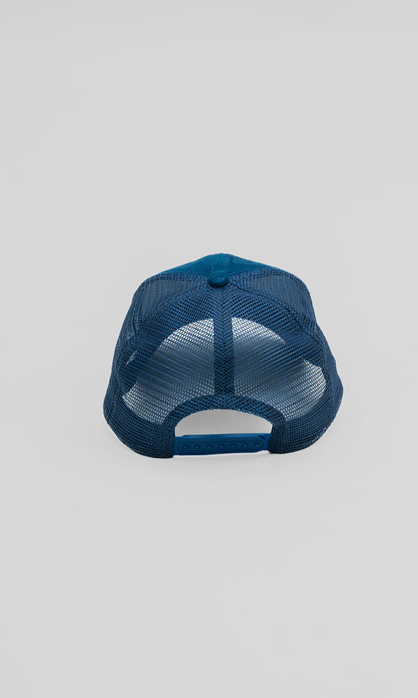 Suede Flex Trucker Cap in Teal by Athflex