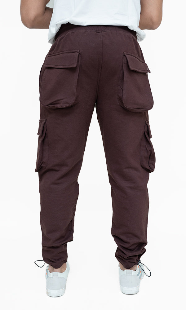 Signature Cargo Joggers (Coffee Brown)
