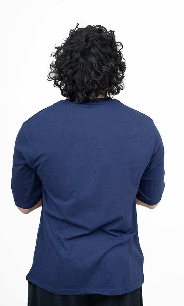 Athflex Essential Oversize T-Shirt in Classic Navy - Gym T-Shirts Online