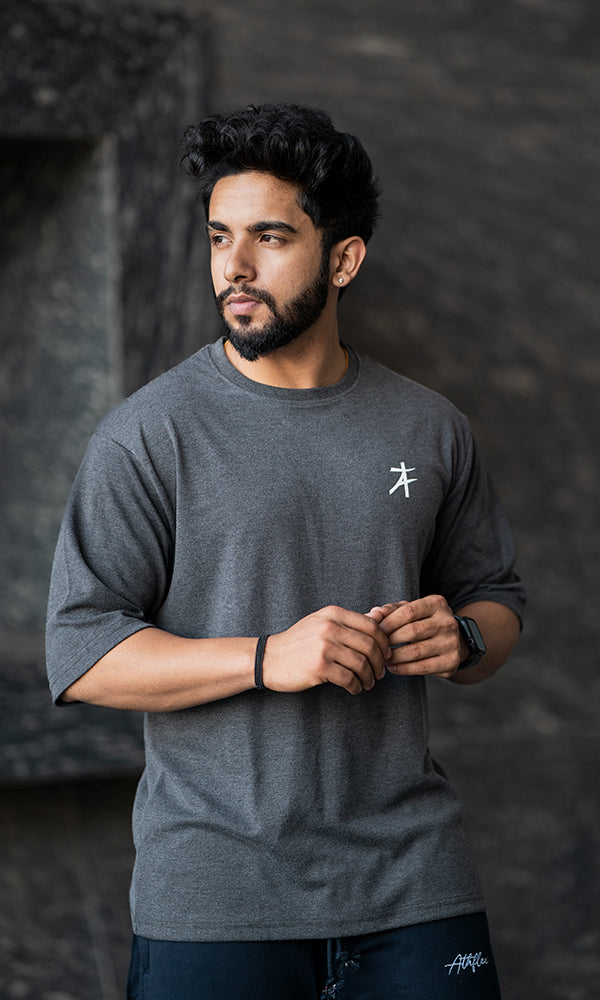 Flex Oversize T-Shirt(Lead grey)