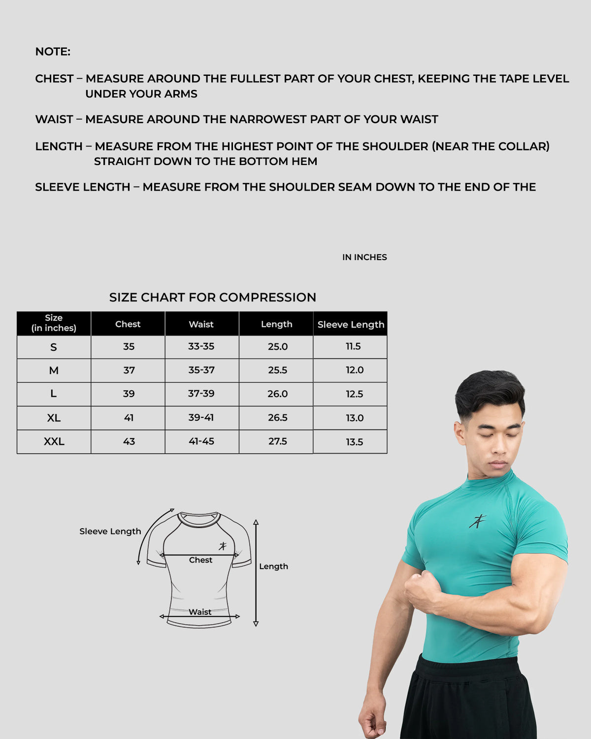 Hustle High Neck Compression T-shirt