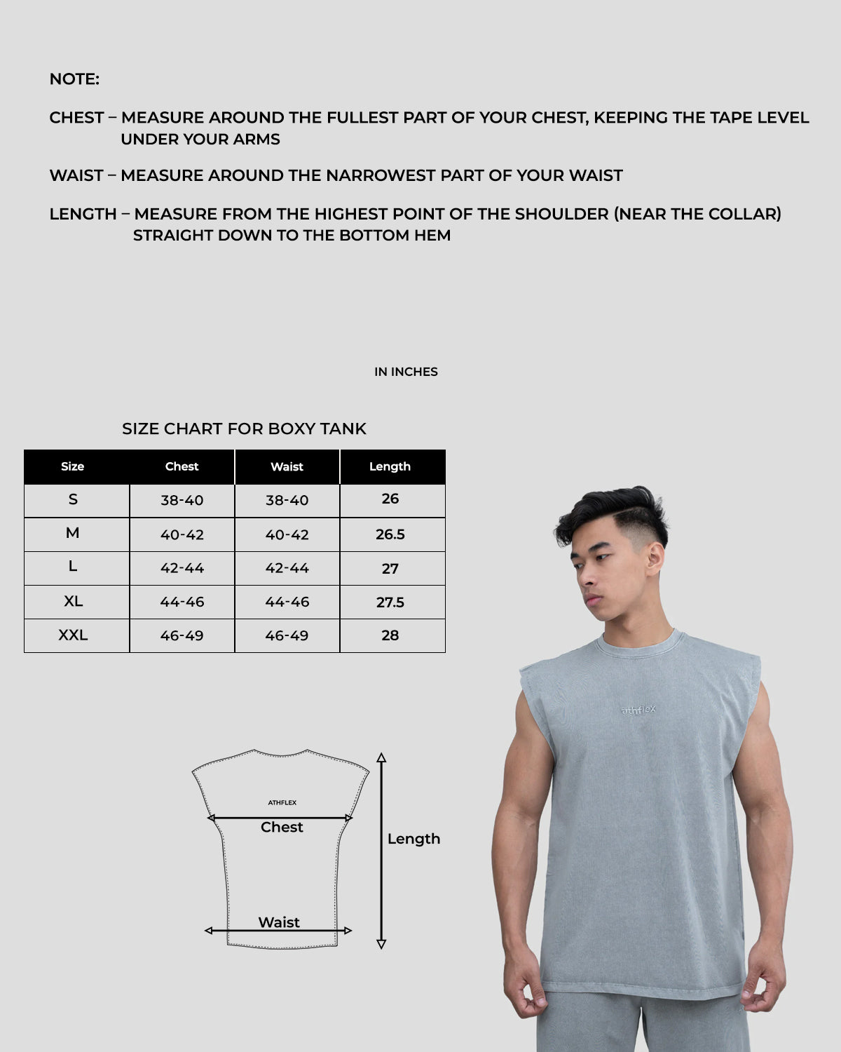 Acid Wash Boxy Tank