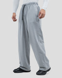 Acid wash baggy pants