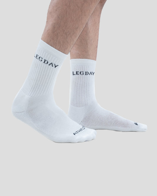 Training Crew Socks Pk of 5 (White)