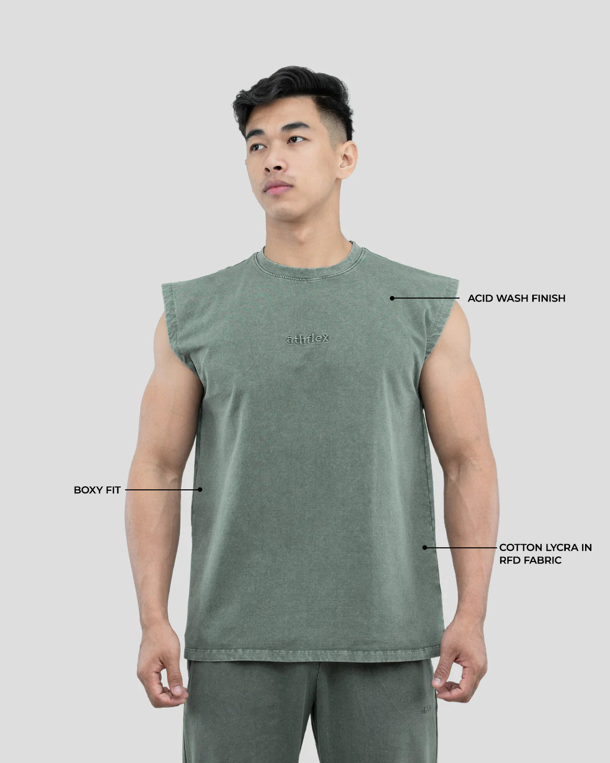 Acid Wash Boxy Tank
