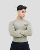 Hustle High Neck Full Sleeve Compression T-shirt