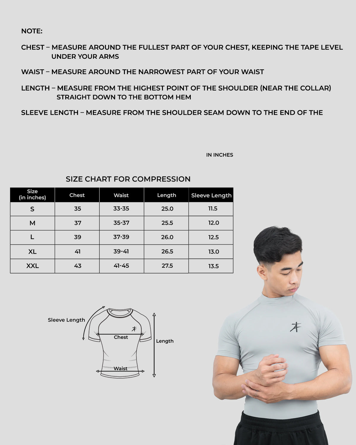 Hustle High Neck Compression T-shirt