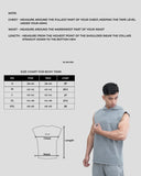 Acid Wash Sleeveless Hoodie