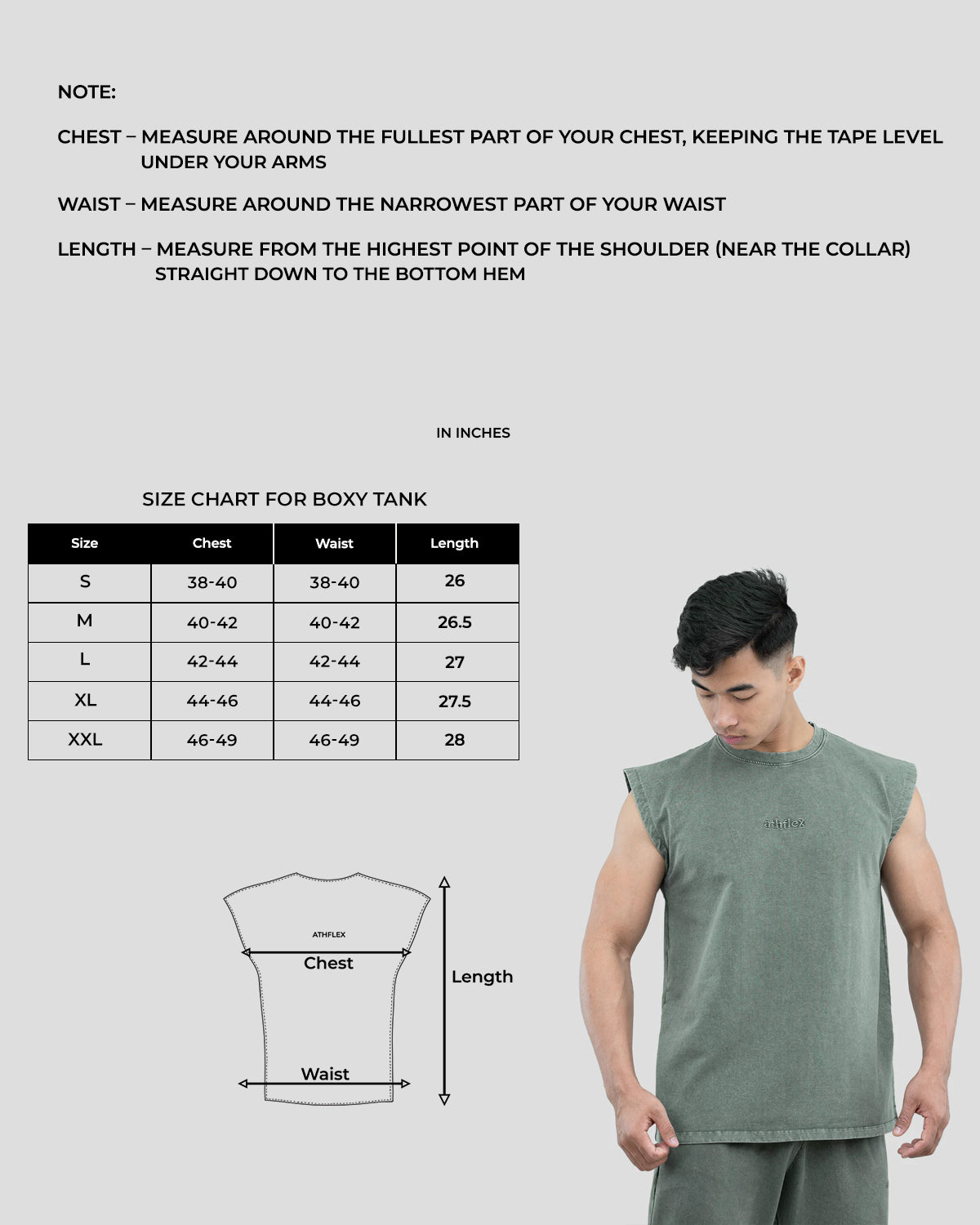 Acid Wash Boxy Tank