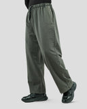 Acid wash baggy pants