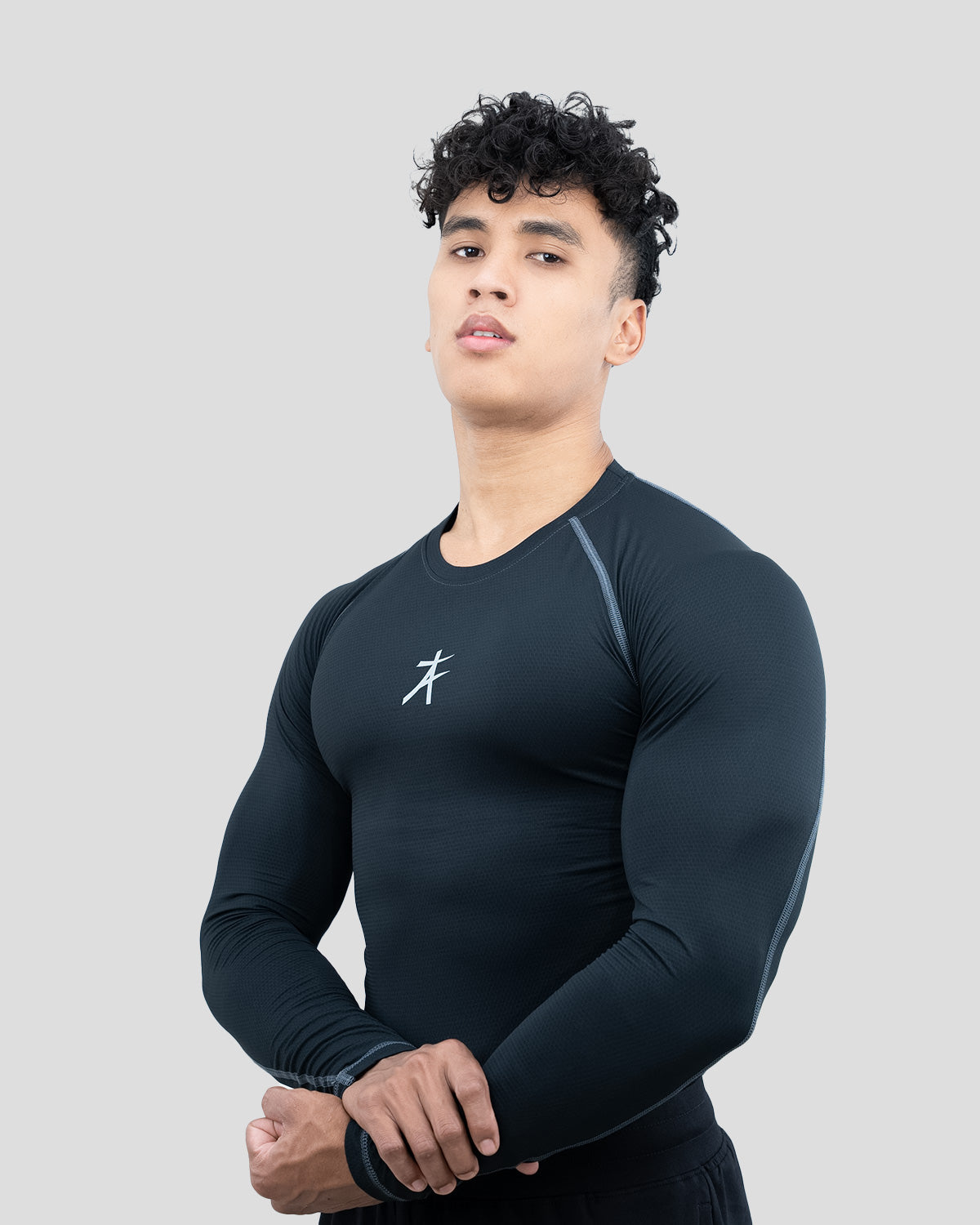 Ace Texture compression Full sleeve T-shirt