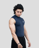 Hustle High Neck Compression Tank