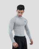 Hustle High Neck Full Sleeve Compression T-shirt