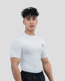 Hustle High Neck Compression T-shirt