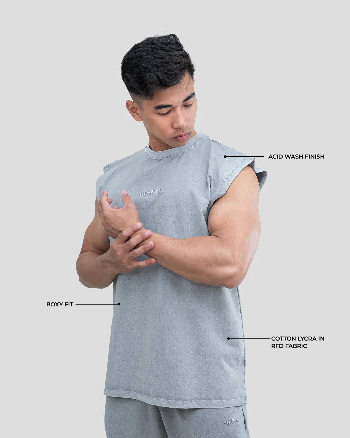 Acid Wash Boxy Tank