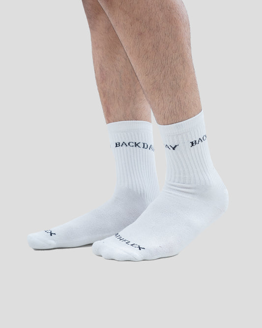 Training Crew Socks Pk of 5 (White)