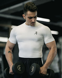 Hustle High Neck Compression T-shirt