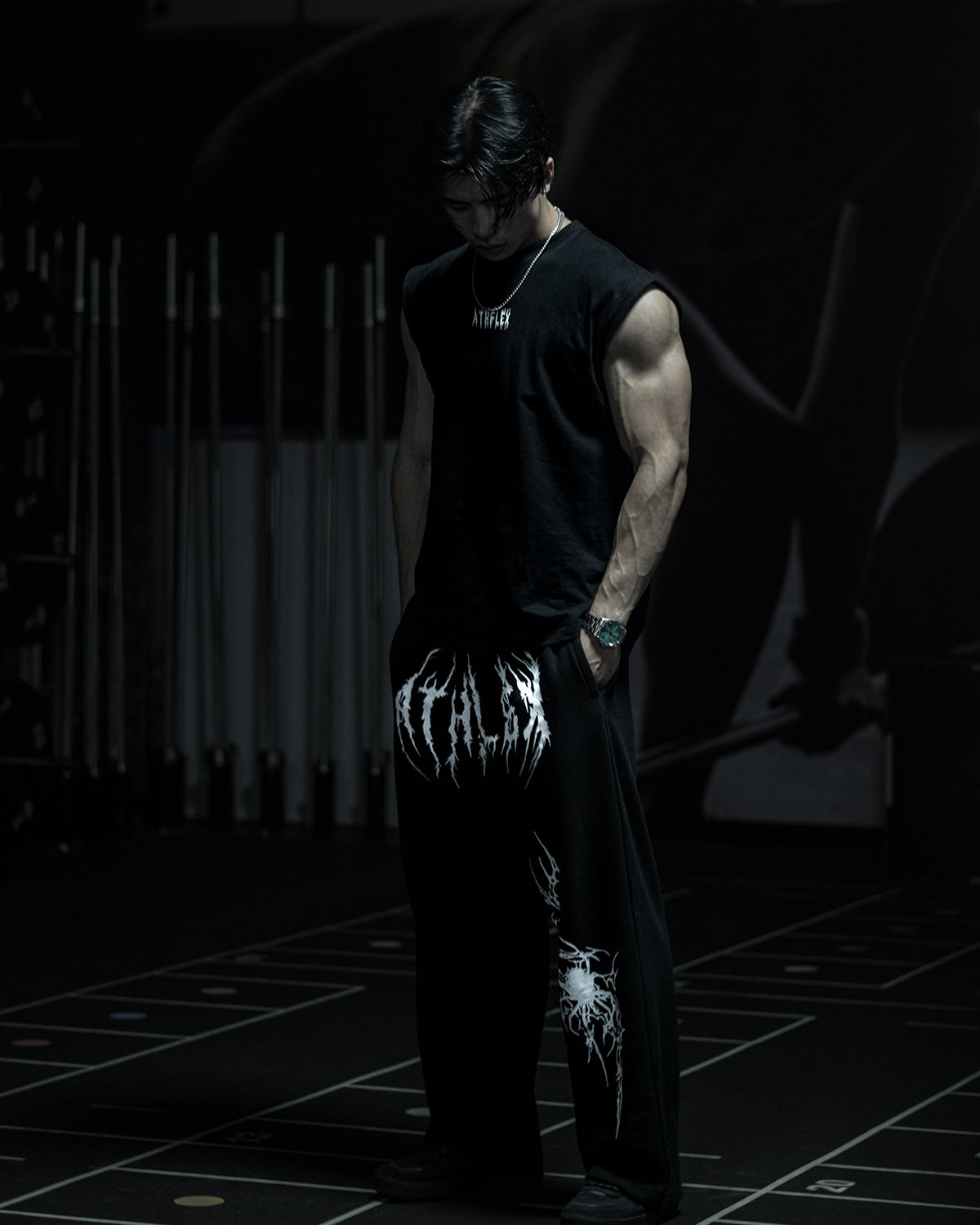 Dark Flex Boxy tank
