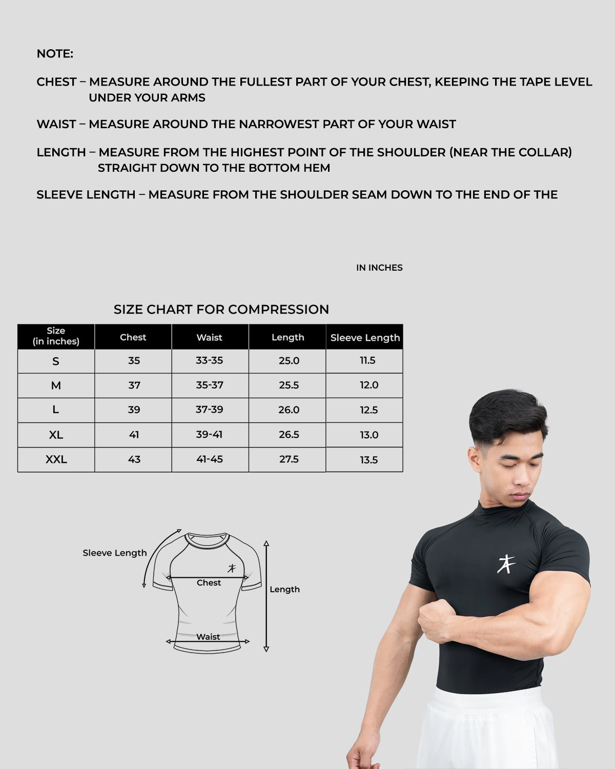 Hustle High Neck Compression T-shirt