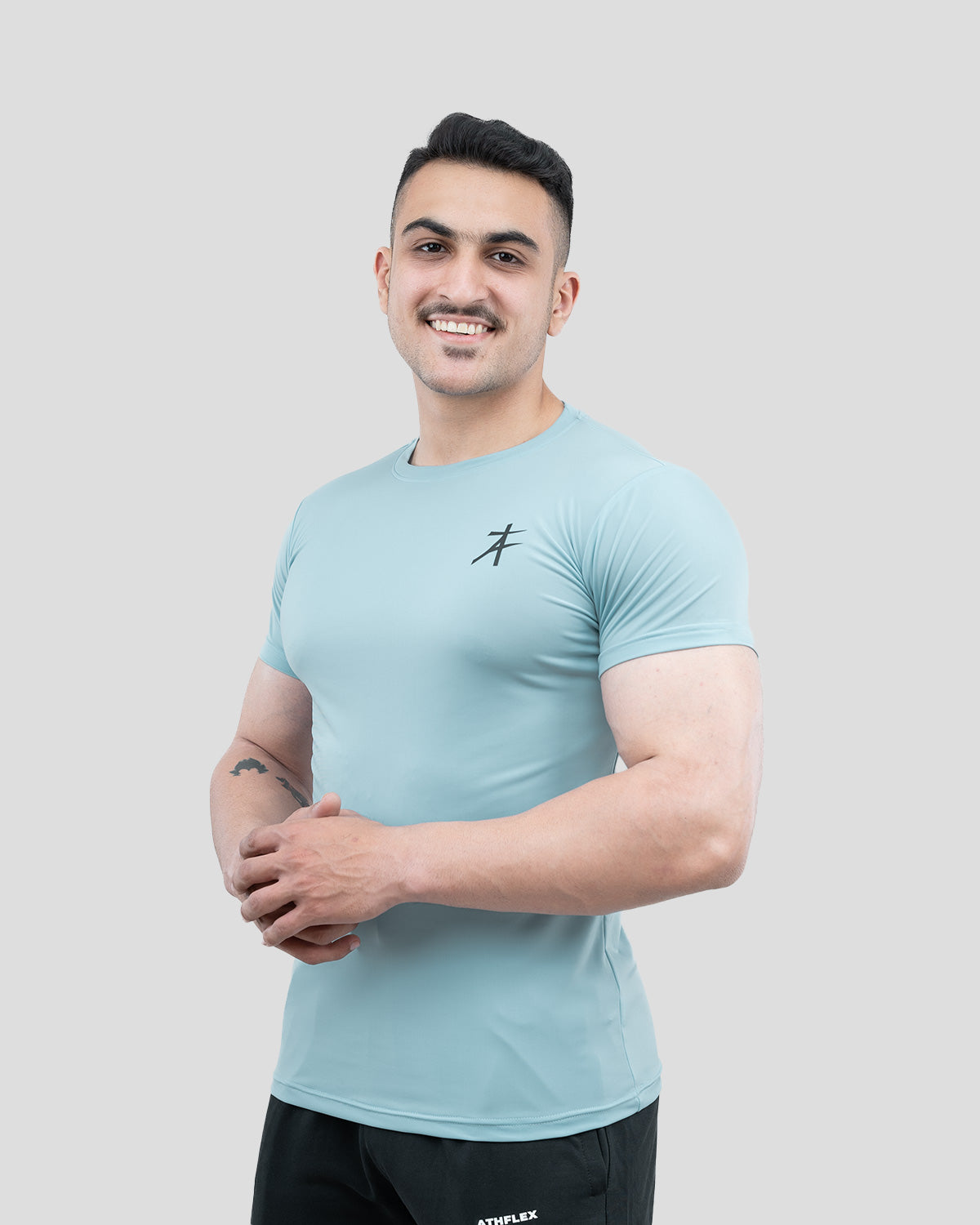 Action Tee (Cerulean Blue)