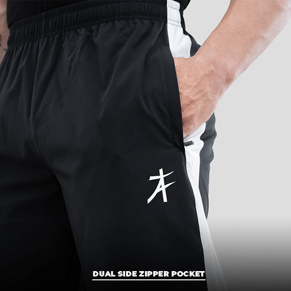 Size【32】atlast&co Stripe Trousers Buy The Roadster Lifestyle Co. RE/LAX Women Monochrome Side