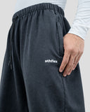 Acid wash baggy pants