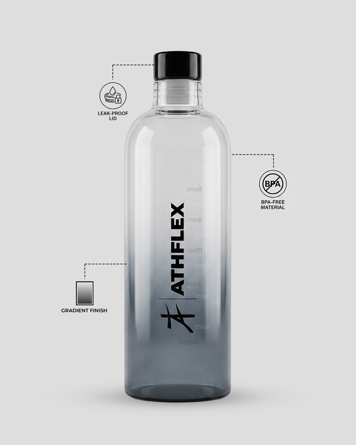 Athflex Hydra Glass Bottle