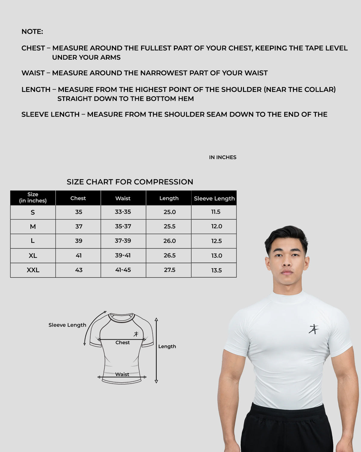 Hustle High Neck Compression T-shirt