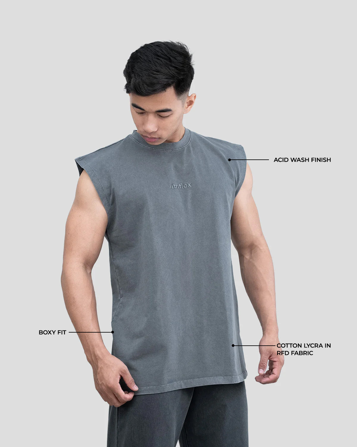 Acid Wash Boxy Tank