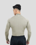 Hustle High Neck Full Sleeve Compression T-shirt
