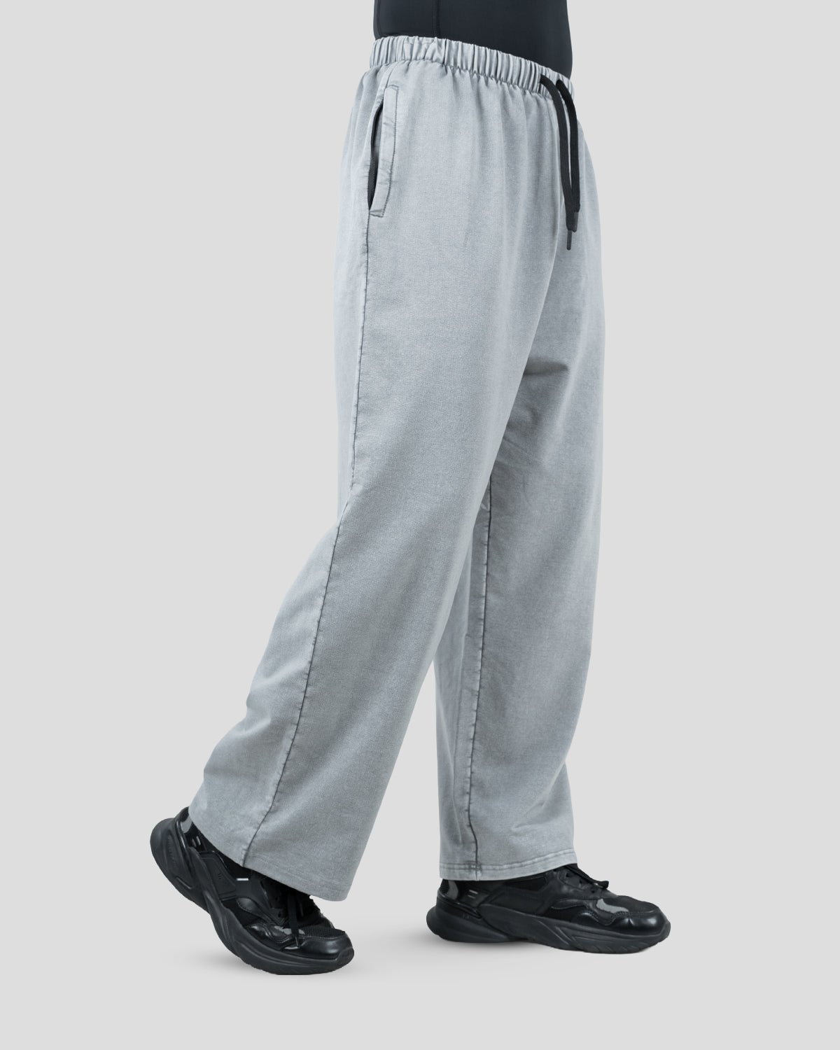 Acid Wash Baggy Pants