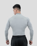Hustle High Neck Full Sleeve Compression T-shirt