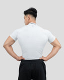 Hustle High Neck Compression T-shirt