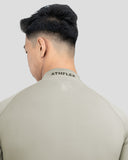 Hustle High Neck Full Sleeve Compression T-shirt