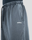 Acid wash baggy pants