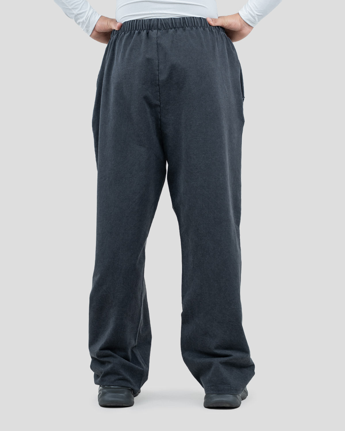 Acid wash baggy pants