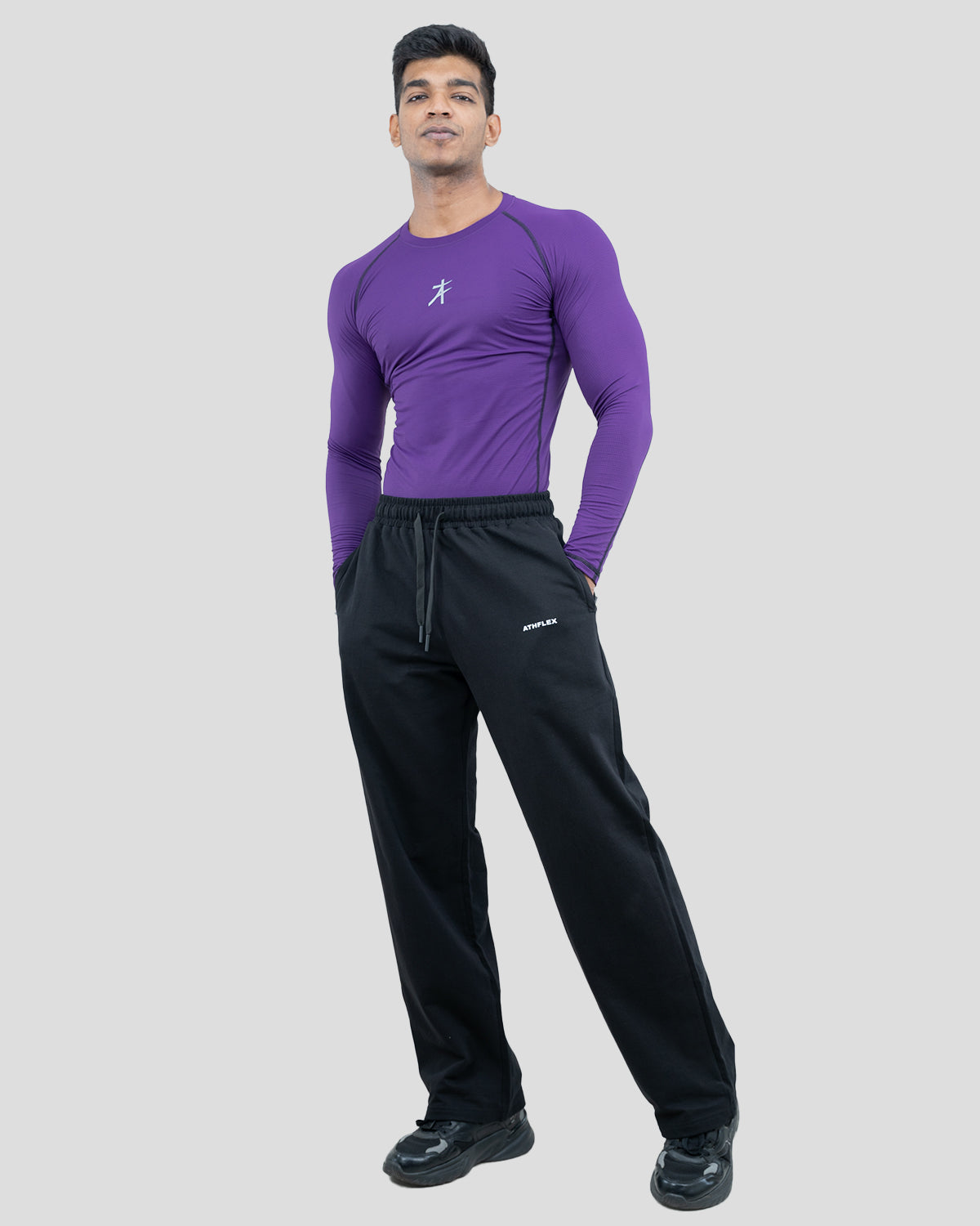 Ace Texture compression Full sleeve T-shirt