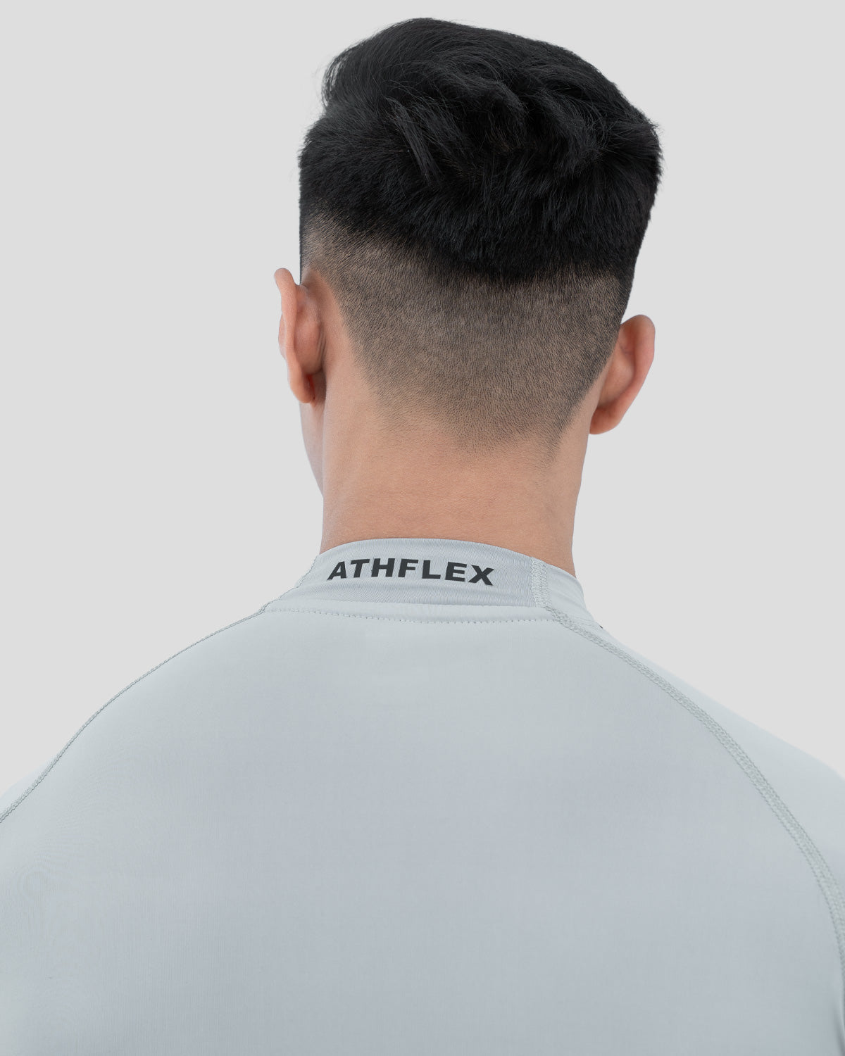 Hustle High Neck Full Sleeve Compression T-shirt