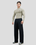 Hustle High Neck Full Sleeve Compression T-shirt