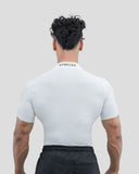 Hustle High Neck Compression T-shirt