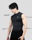 Hustle High Neck Compression Tank