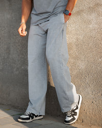Acid Wash Straight Pant