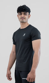 Hero T-Shirt by Athflex in Black- Men's Gym Wear in India