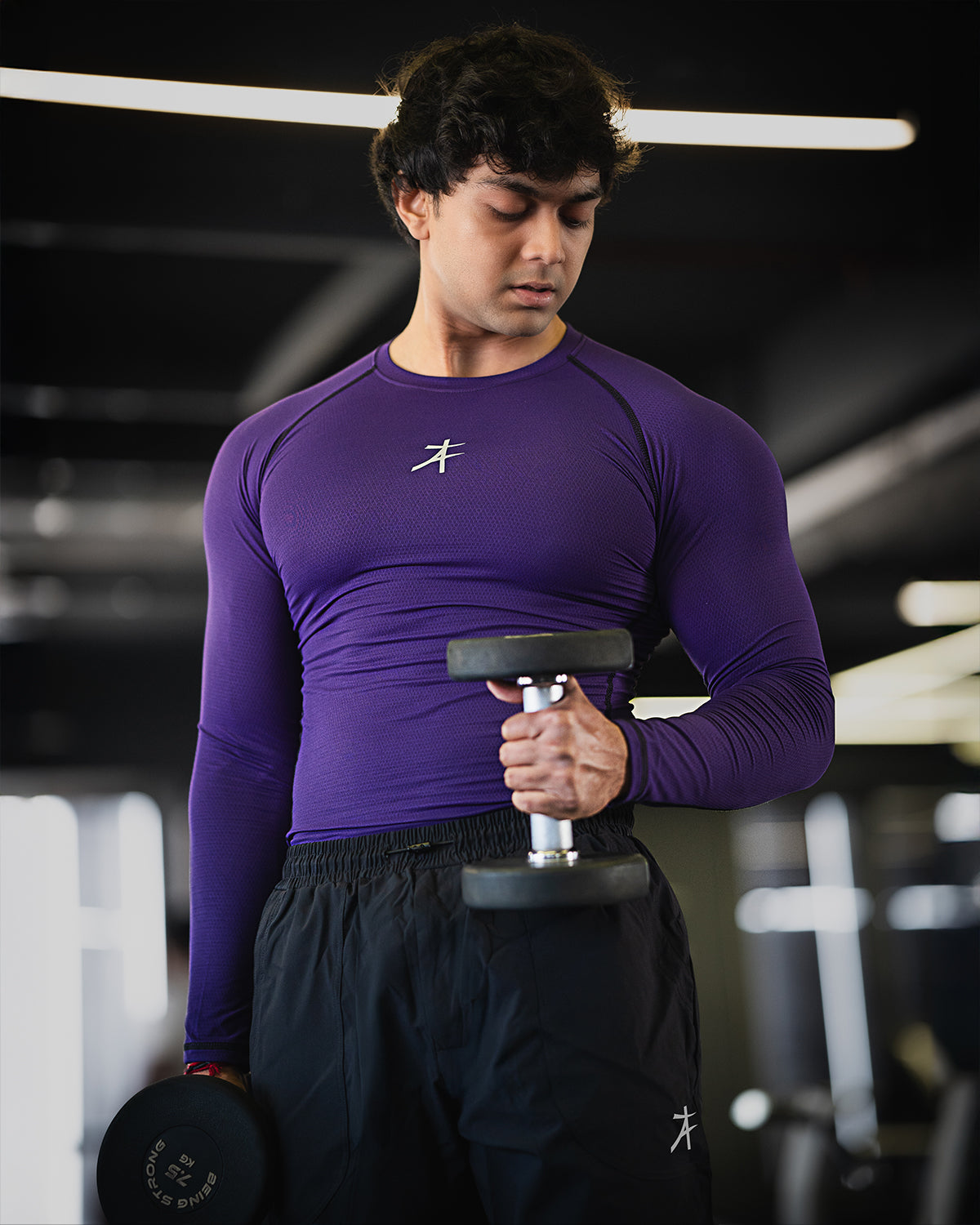 Ace Texture compression Full sleeve T-shirt